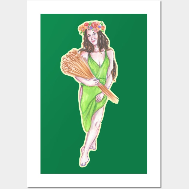 Demeter of "Aphrodite's Love Myths" Wall Art by Aphrodite's Love Shoppe